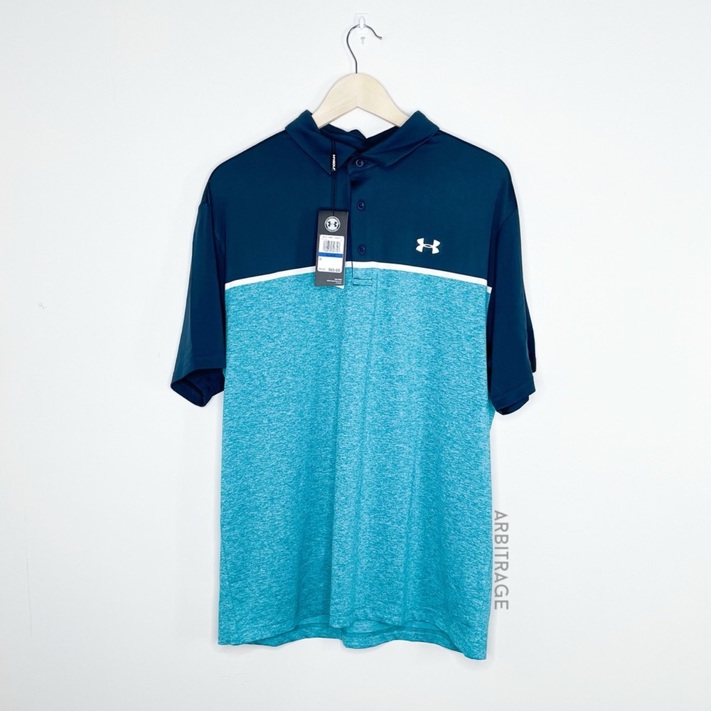Under Armour Golf Teal The Playoff Polo